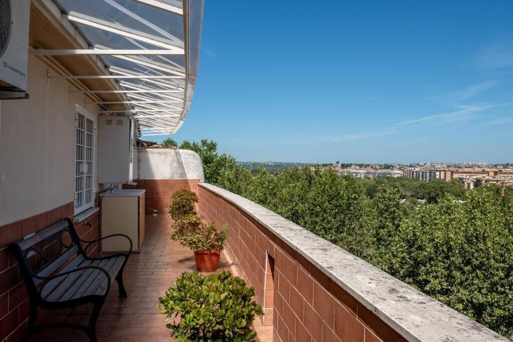 Attico Per Quattro Persone Sulla Nomentana, Wi-Fi, Aria Condizionata Apartment Rome Luaran gambar